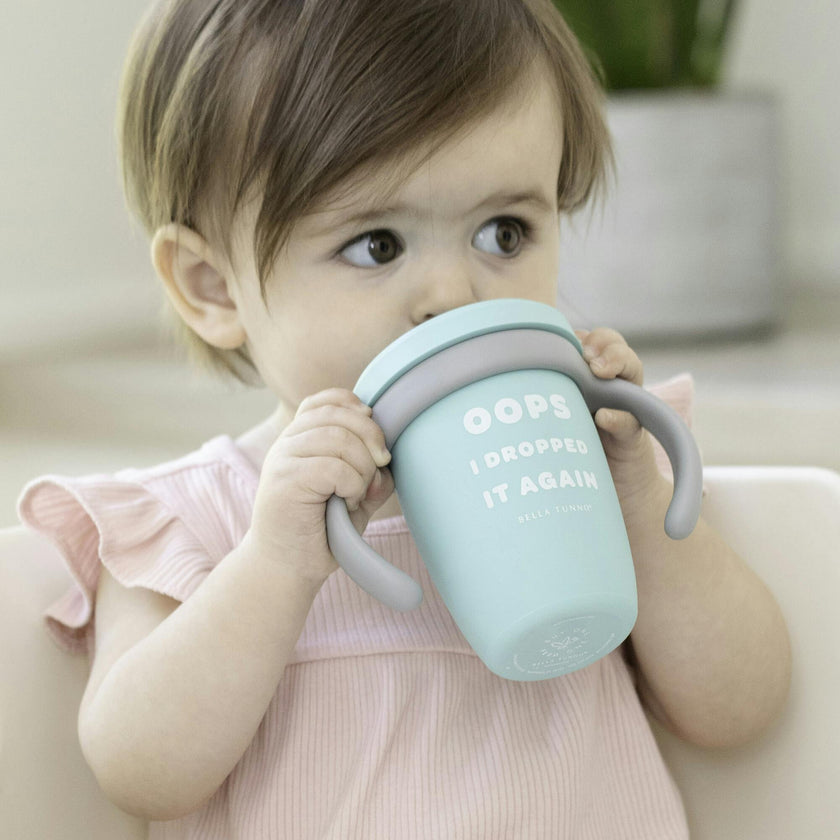 Oops I Dropped It Again 3-Piece Happy Silicon Sippy Cup