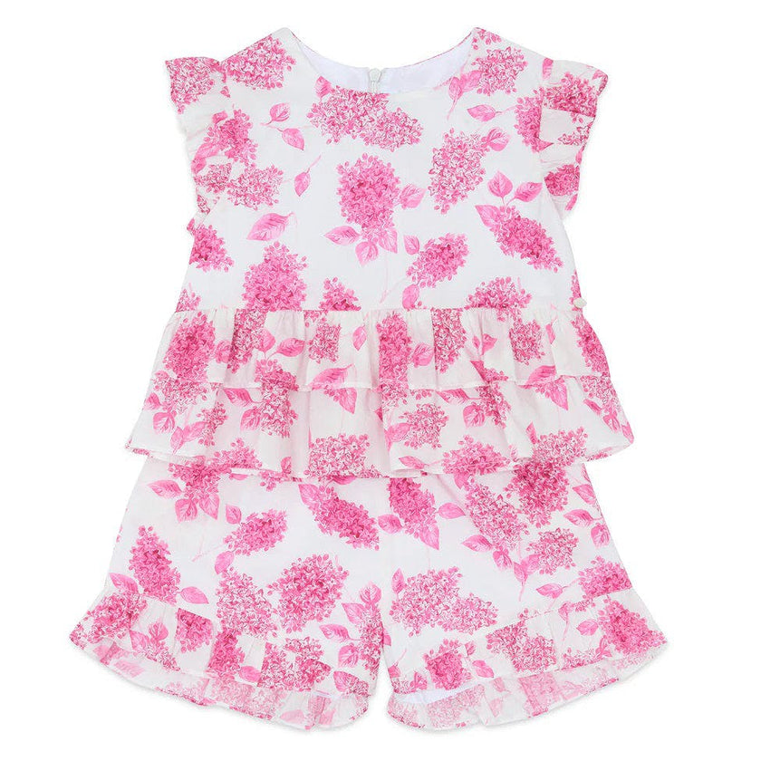 TARTINE ET CHOCOLAT Bright Floral Shorts Set