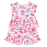 TARTINE ET CHOCOLAT Bright Floral Shorts Set