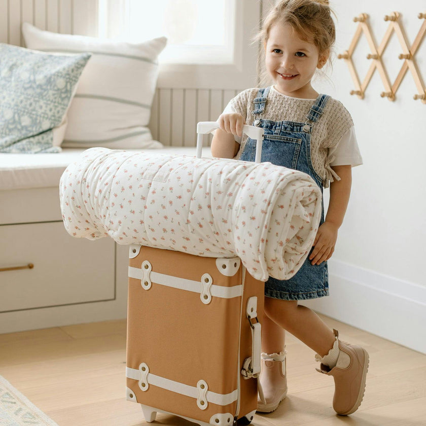 Organic Toddler Nap Roll-N-Rest Mat Set