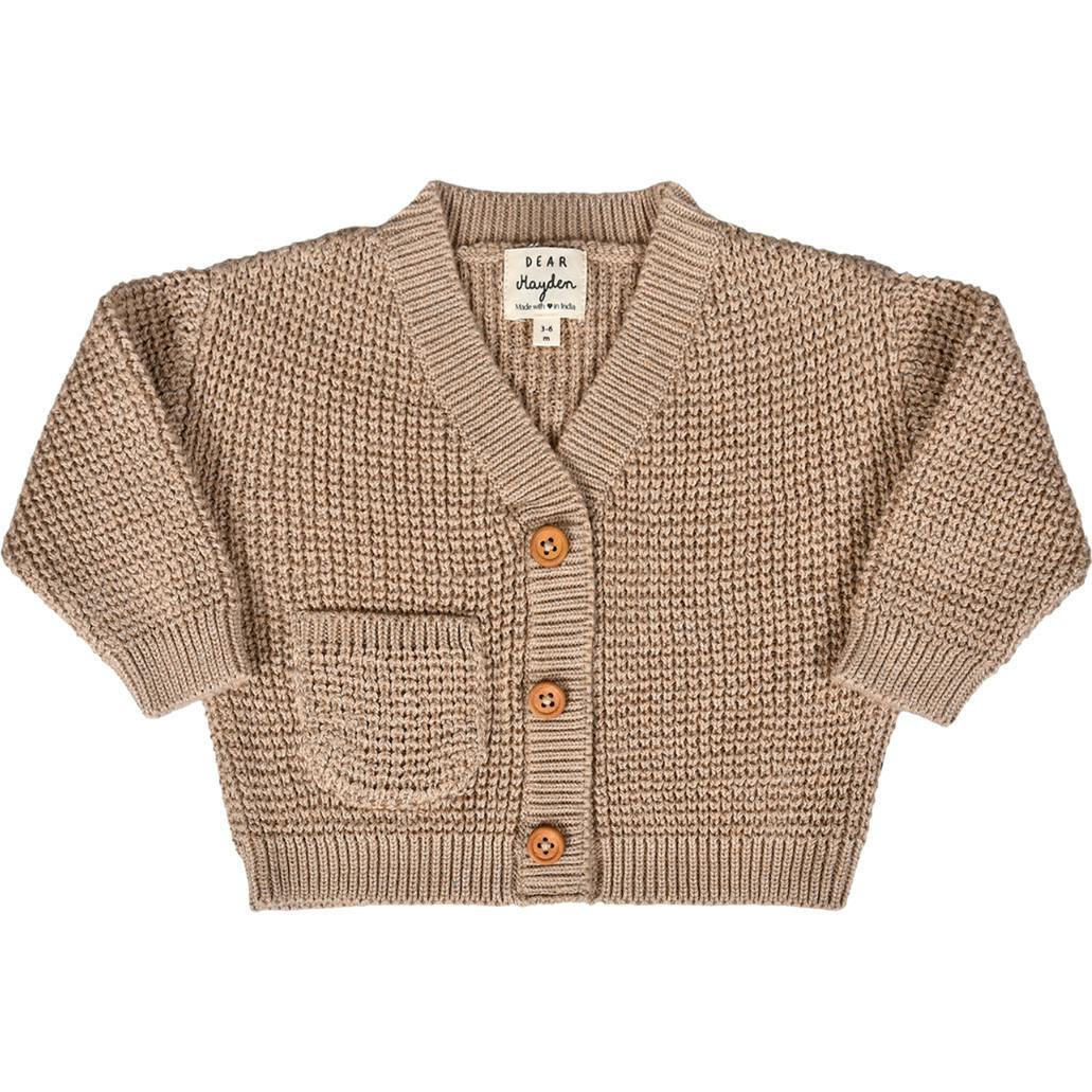 Wren Cardigan Sand Dollar, Brown