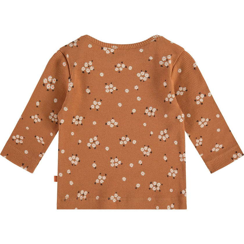 All-Over Floral Print Long Sleeve T-Shirt