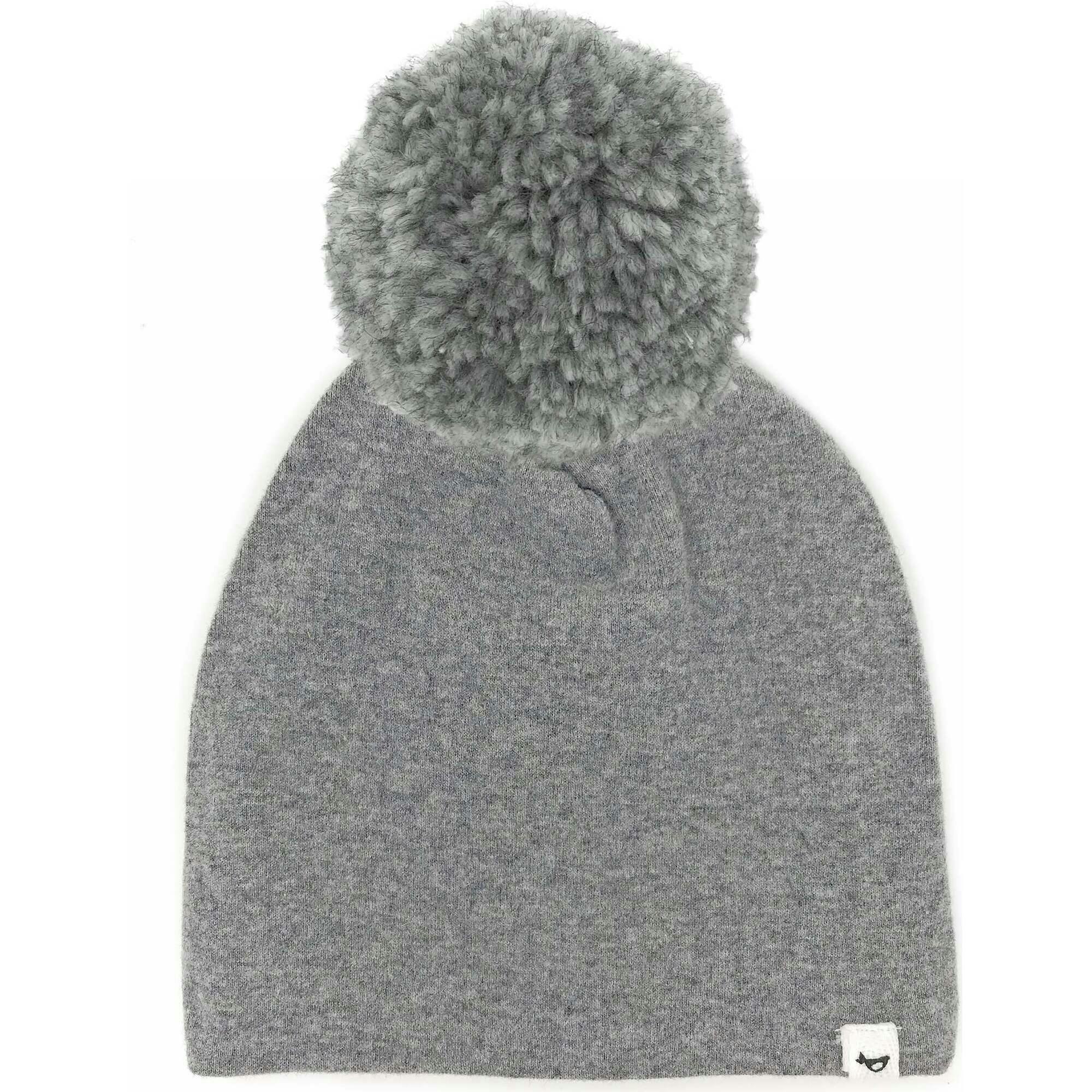 Gray Pom Hat