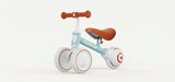 Allobebe Baby Balance Bike for Ages 1-3 – Adjustable Seat, Silent & Soft 3-Wheel Ride-On, Light Blue