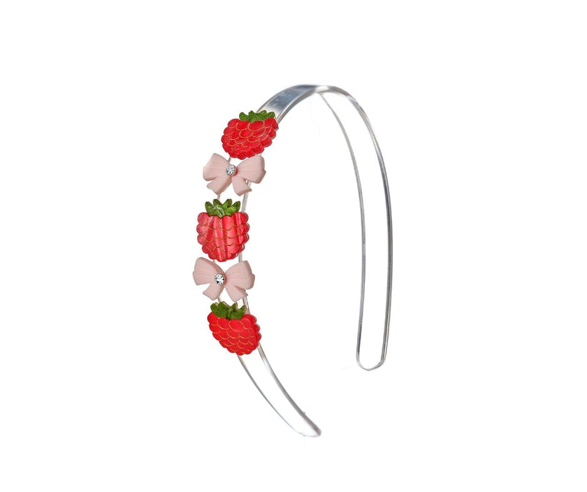 Berries and Bows Red Pink Headband