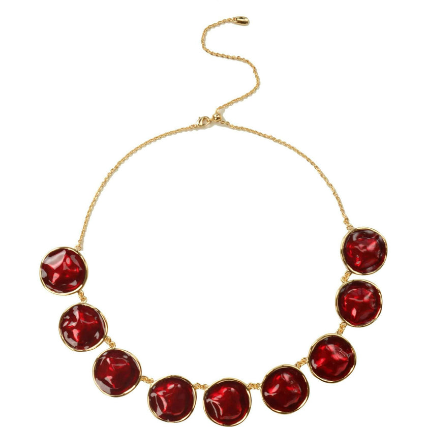 Enamel Ripple Necklace