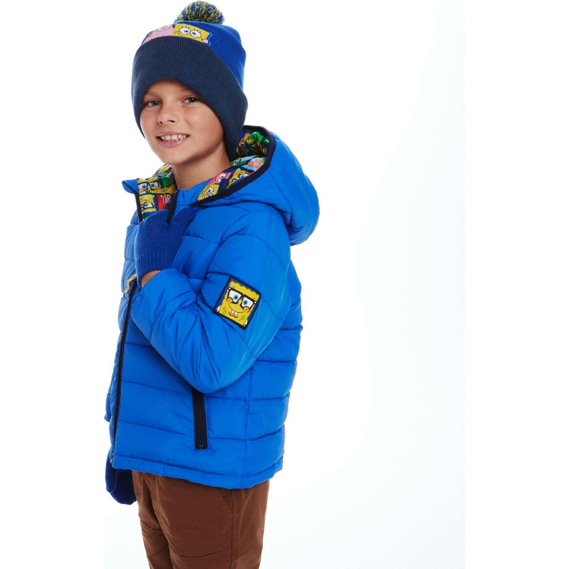 SpongeBob SquarePants™ x Andy & Evan® | Kids (2-7) Reversible Puffer Jacket