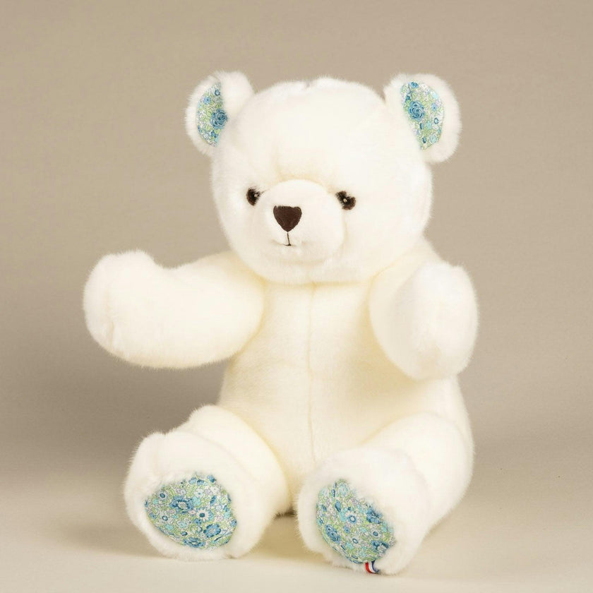 Robert the Bear | White | Blue Liberty Print