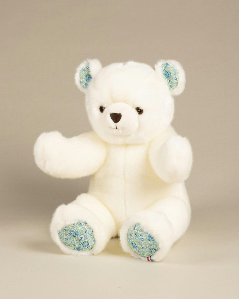 Robert the Bear | White | Blue Liberty Print