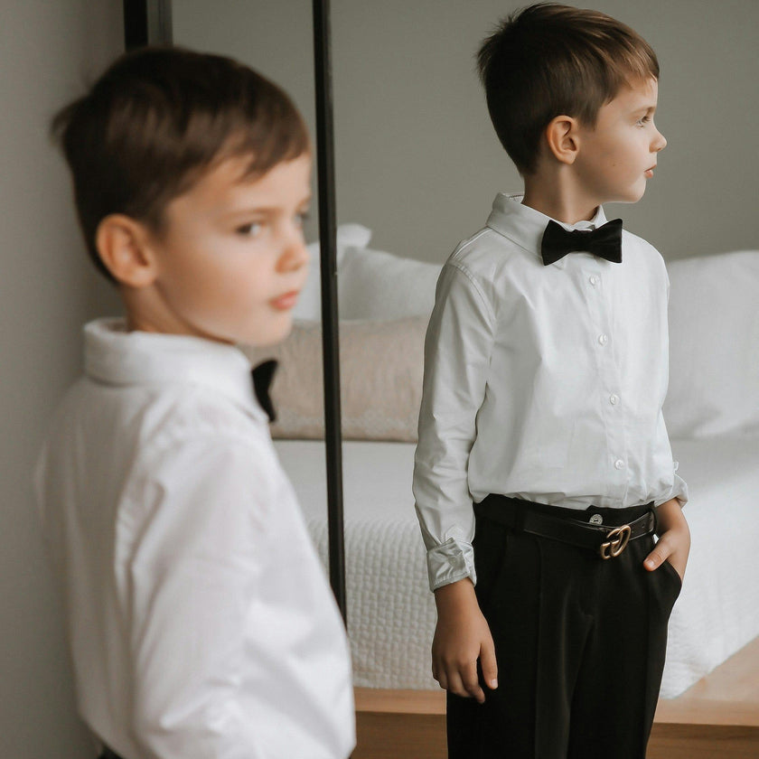 Tuxedo Shirt and Pants Set