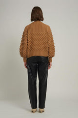 SAGE CARDI | RICH CAMEL