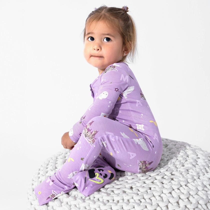 Hedwig's Magical Mail Bamboo Convertible Footie