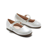 Cream Primrose Rhinestone Flats