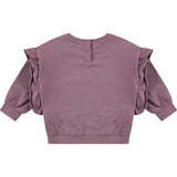Sweater with Ruffles Sleeves