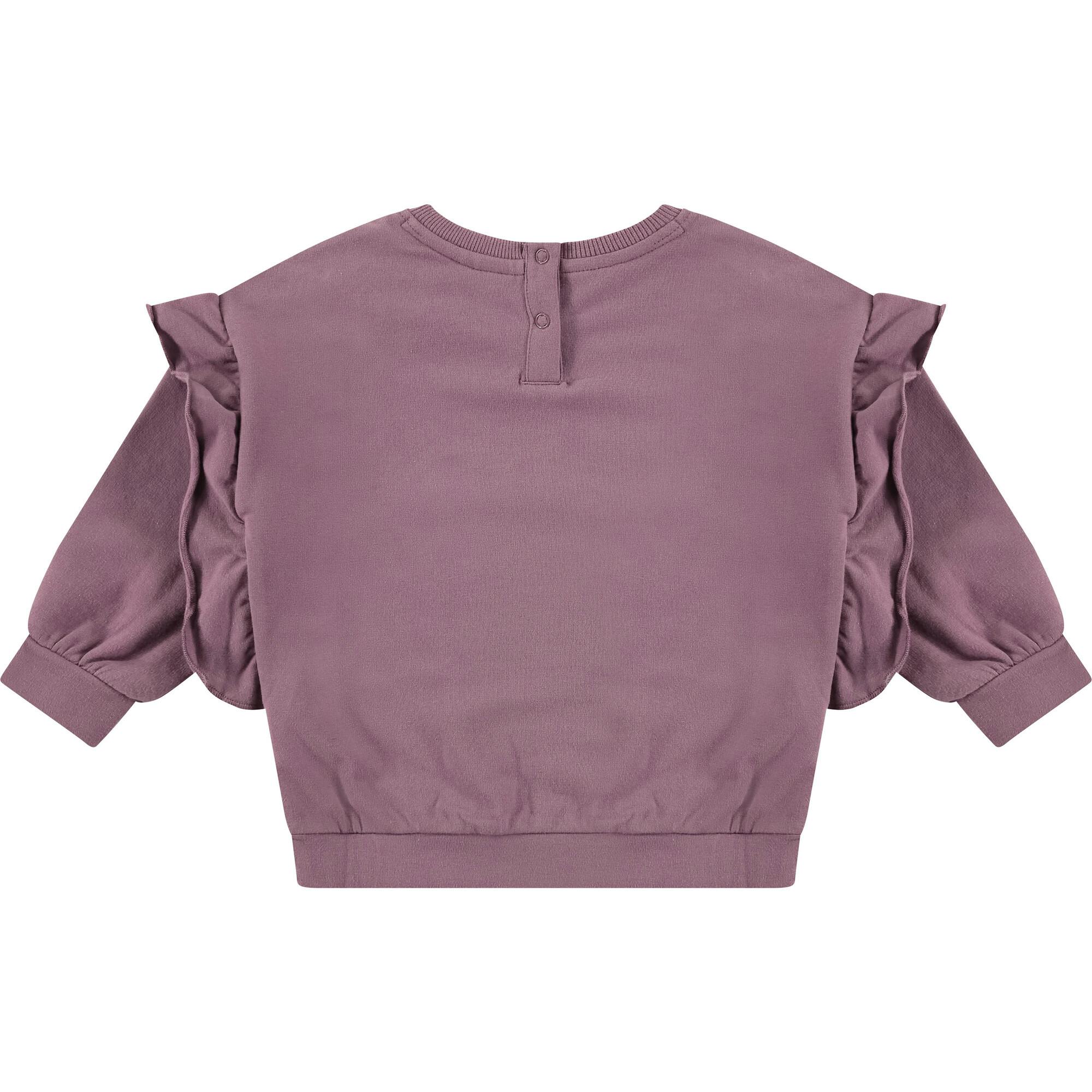 Sweater with Ruffles Sleeves