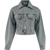Women's Crystal Denim Jacket