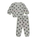 Organic Tee & Pant Slouch Set - Woodland Bear