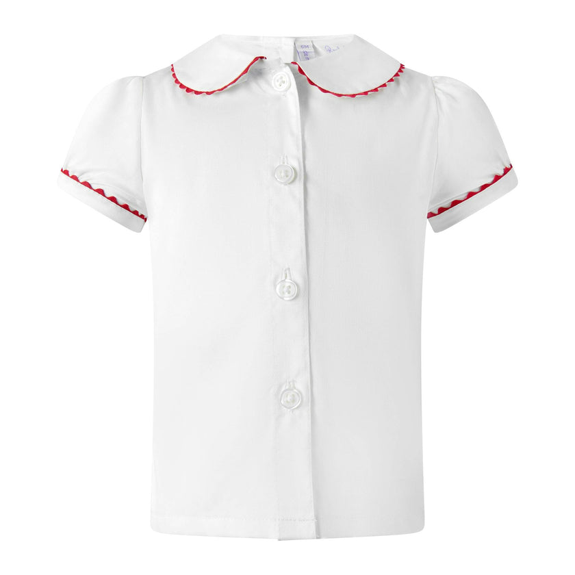 Cherry Dungaree and Blouse Set