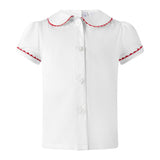 Cherry Dungaree and Blouse Set