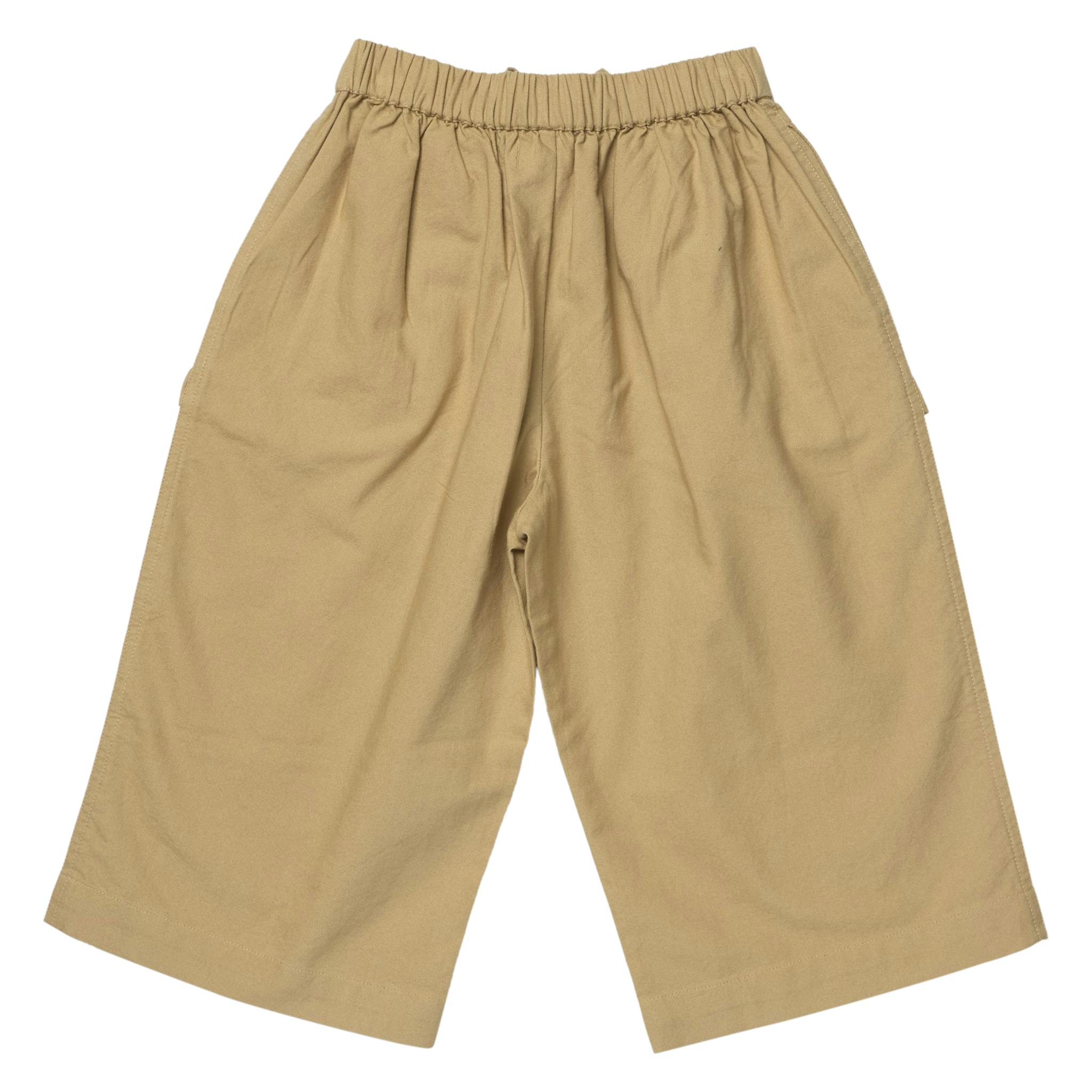 Girls Bailey Ruffle Pant - Khaki