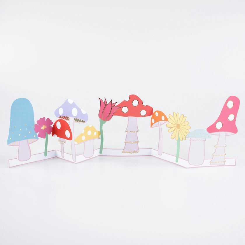 Mushroom Concertina Card