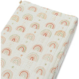 Parker Quilted Change Pad Cover (Rainbow)