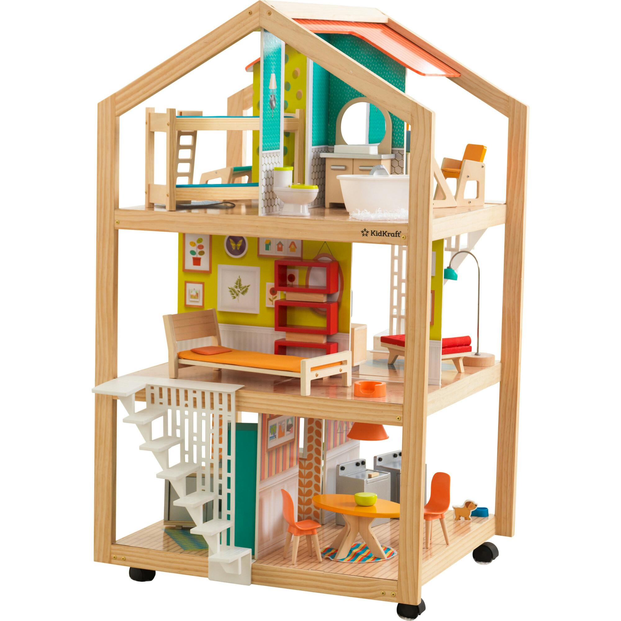 So Stylish Mansion Dollhouse with EZ Kraft Assembly™