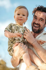 Island Leaf Cotton Stretch Shortall