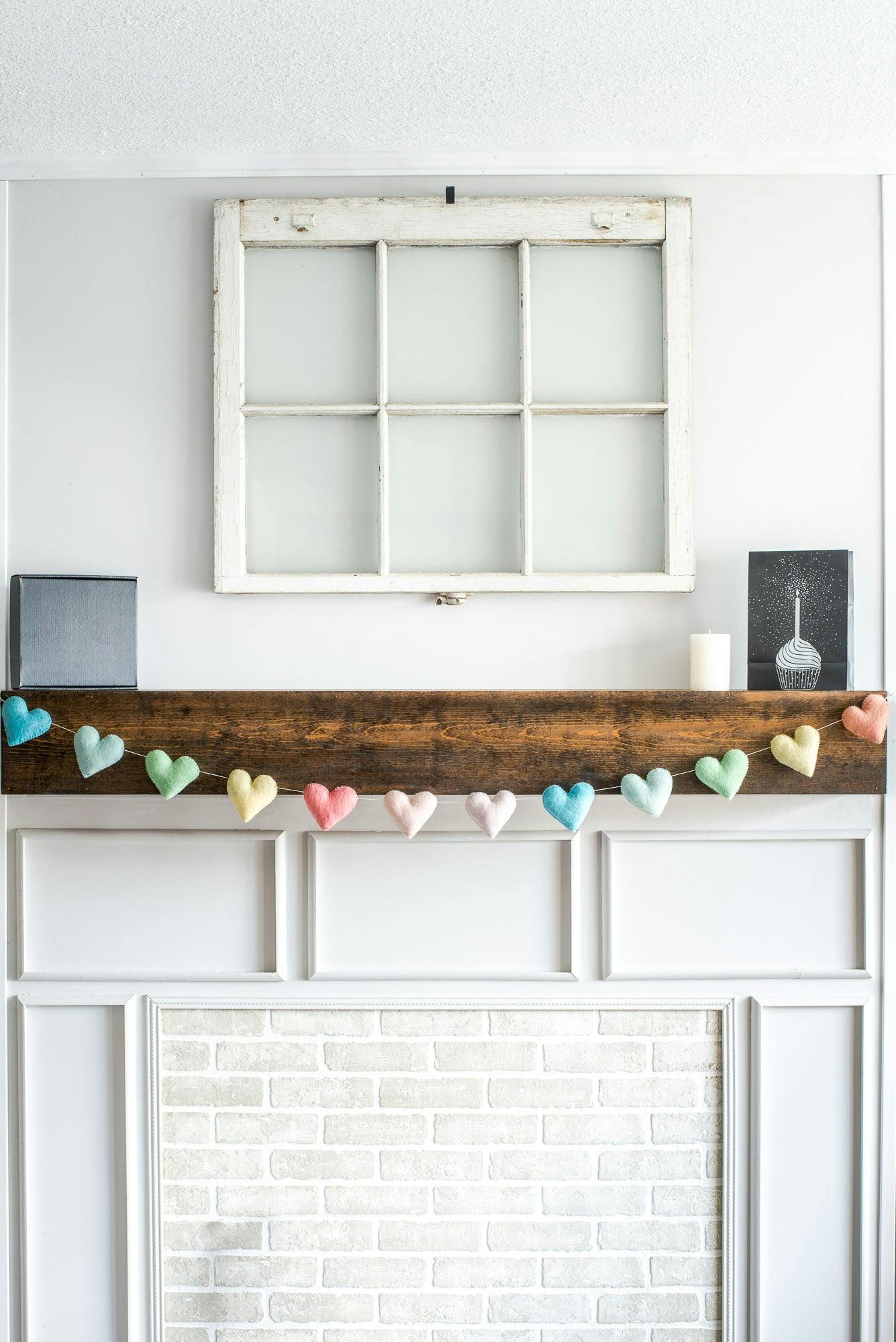 Heart Garland (Soft Rainbow)
