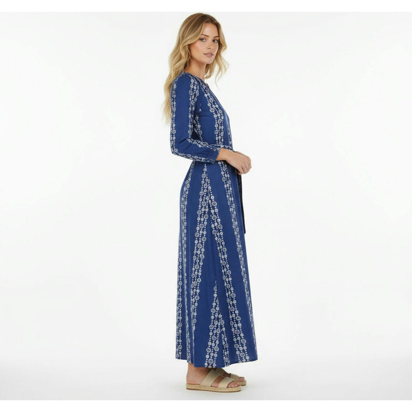Anouk Women's Kaftan Navy Seashells, Blue