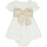 Vega Ceremony Baby Girl Set with Silk Sash