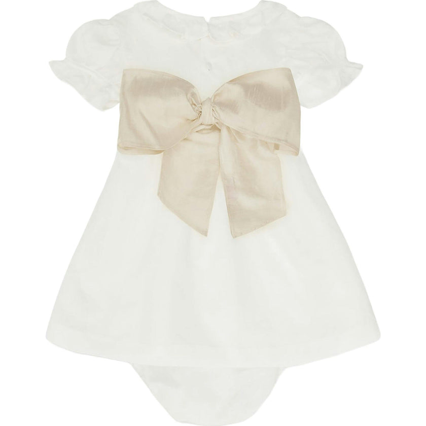 Vega Ceremony Baby Girl Set with Silk Sash