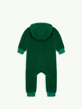 children's merino wool overall - forest green
