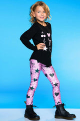 Glitter Foil High Shine Legging
