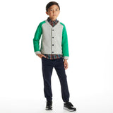 Kids Buttondown & Twill Pant Set