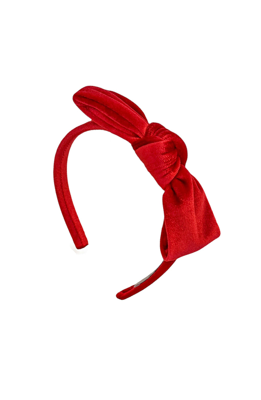 Velvet Bow Headband