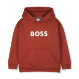 Crimson Loose-Fit Hoodie