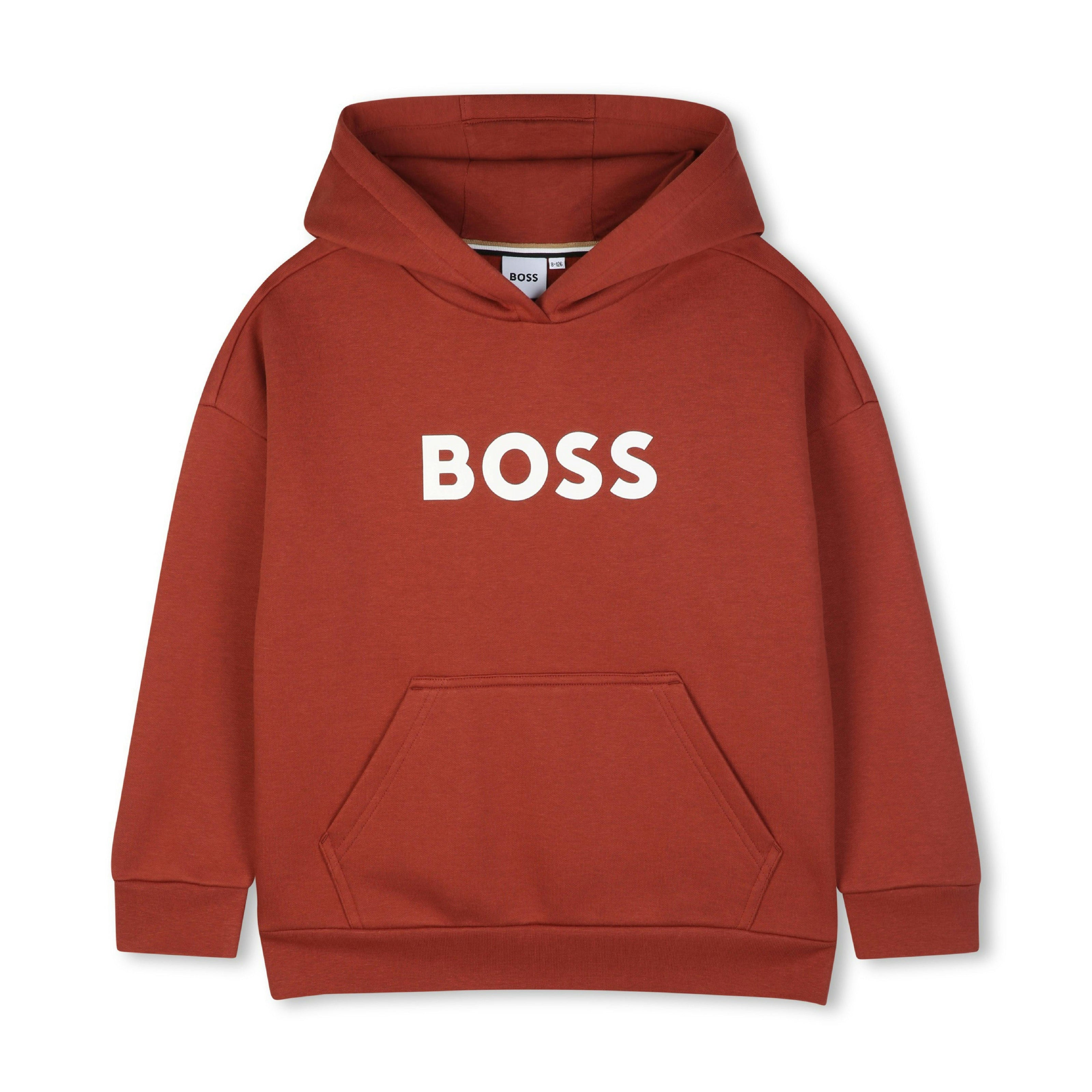 Crimson Loose-Fit Hoodie