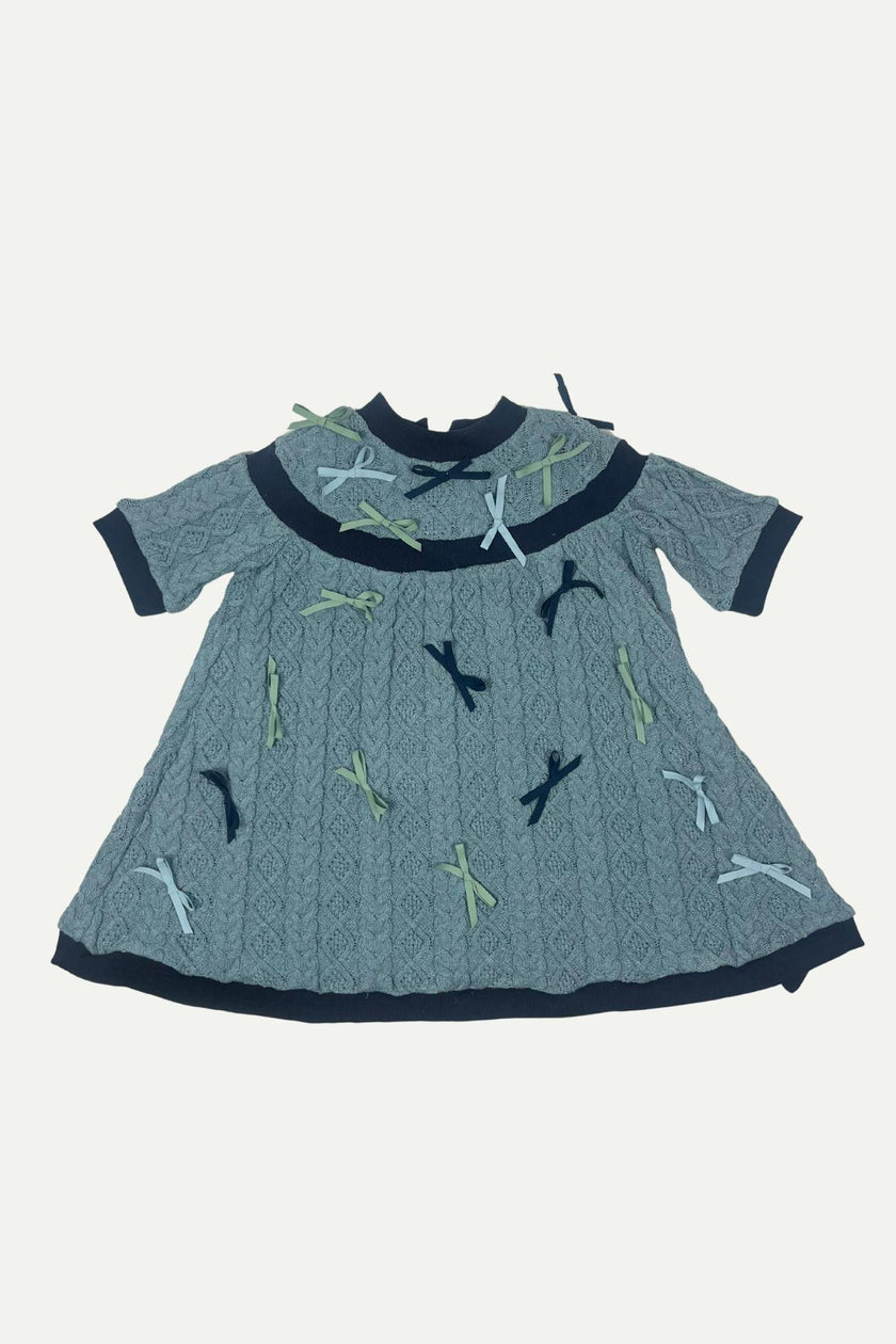 MARISOL BOW SWEATER DRESS