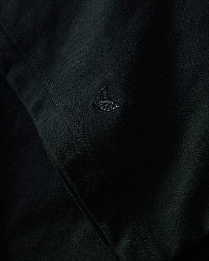 Women's Pima Essential Crew Neck Tee in Black