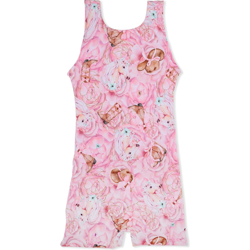 Western Bows Playsuit, Pink