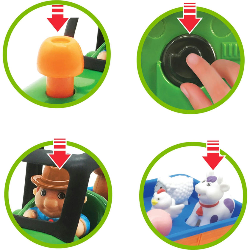Light N' Sound: Farm Tractor - Vehicle & Animal Toy Playset