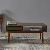 Dawson Modern Wooden Coffee Table with Storage