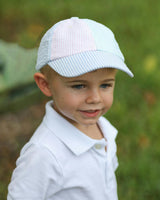 Customizable Seersucker Baseball Hat