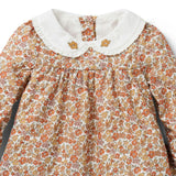 The Fall Floral Matching Baby Set, orange