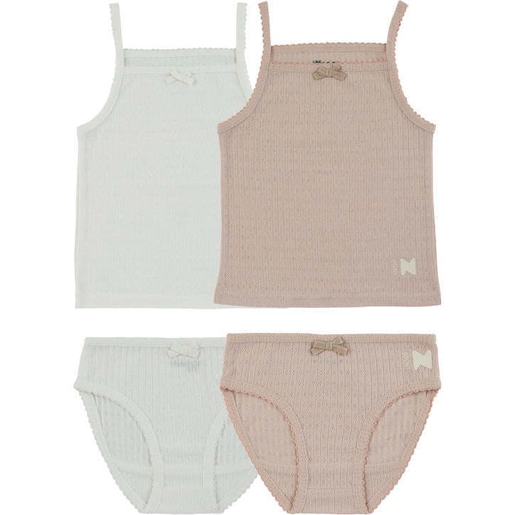 Pointelle Girls Underwear Set