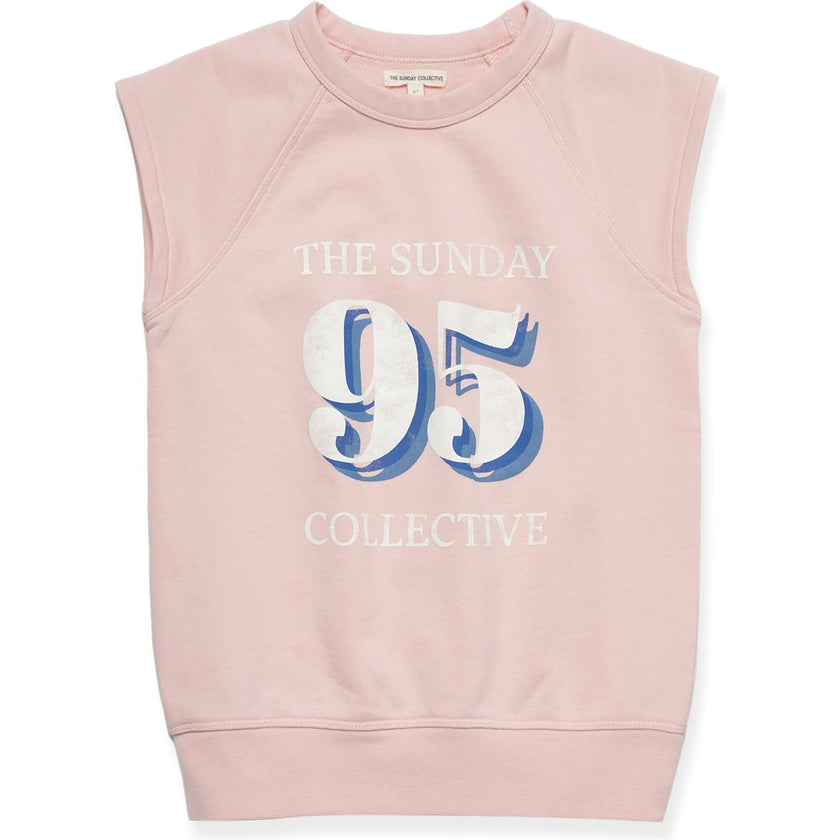 Organic Brooklyn Tank in Double Bubble Pink