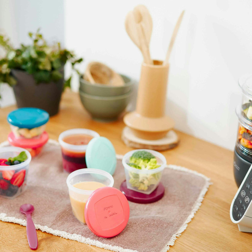 Babymoov Leakproof Baby Food Storage Containers