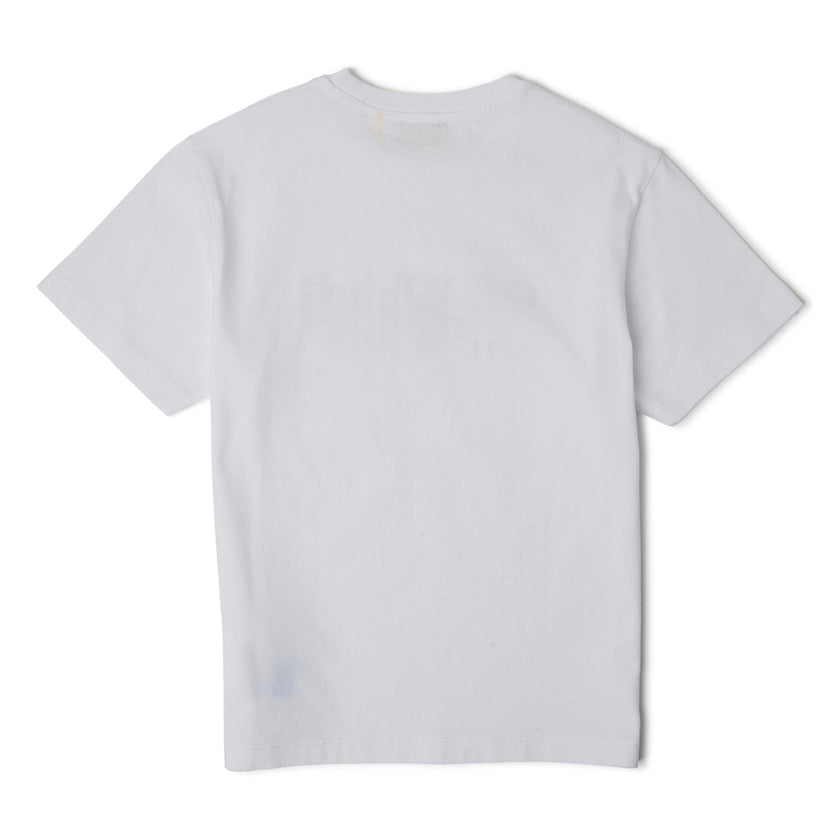 White Big Bookish Stamp Short Sleeve T-Shirt