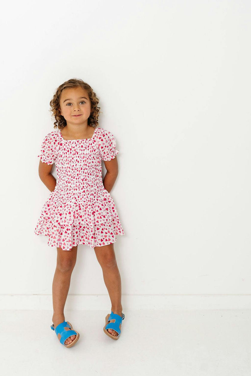 Hearts Print Mirrorball Dress